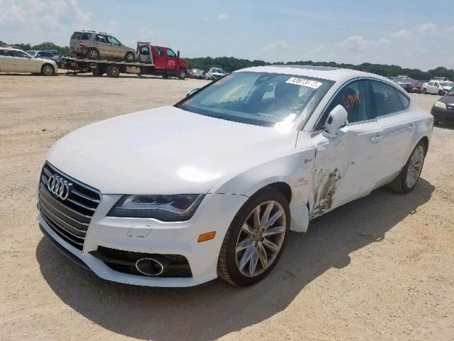 WAU3GAFC9DN047176 - 2013 AUDI A7 PRESTIG WHITE photo 2