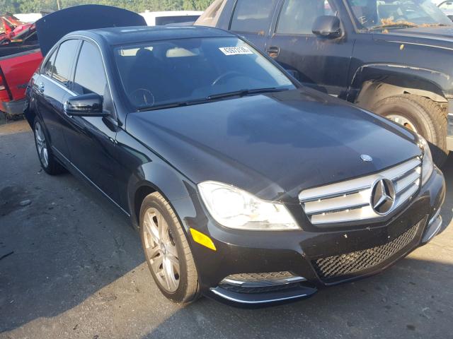 WDDGF4HB7ER305868 - 2014 MERCEDES-BENZ C 250 BLACK photo 1