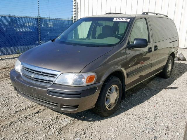 1GNDX13E34D158722 - 2004 CHEVROLET VENTURE LU BROWN photo 2