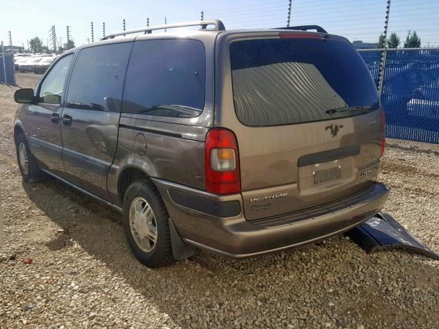 1GNDX13E34D158722 - 2004 CHEVROLET VENTURE LU BROWN photo 3