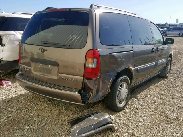 1GNDX13E34D158722 - 2004 CHEVROLET VENTURE LU BROWN photo 4