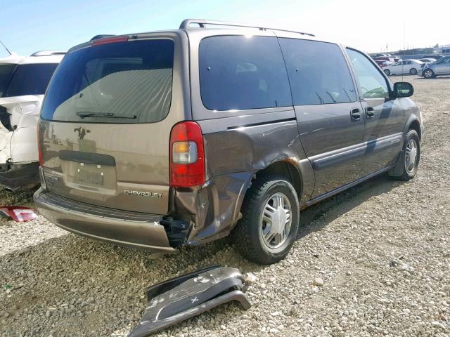 1GNDX13E34D158722 - 2004 CHEVROLET VENTURE LU BROWN photo 9