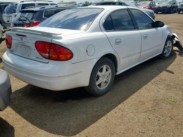 1G3NL52F44C217504 - 2004 OLDSMOBILE ALERO GL WHITE photo 4