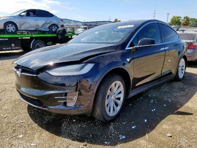 5YJXCBE27JF091881 - 2018 TESLA MODEL X BLACK photo 2