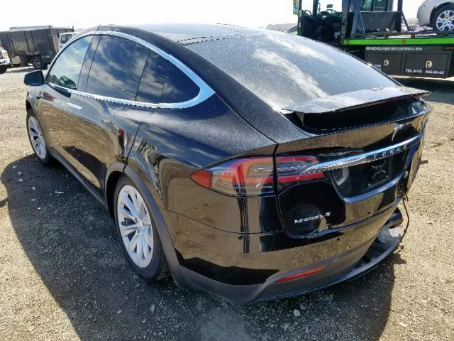 5YJXCBE27JF091881 - 2018 TESLA MODEL X BLACK photo 3