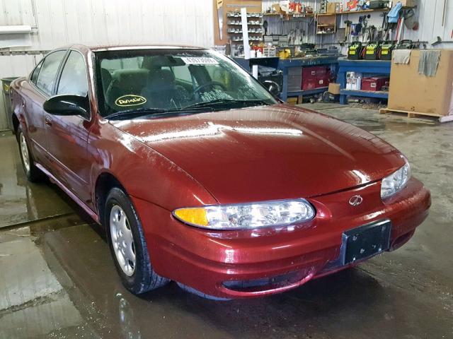 1G3NL52FX3C304824 - 2003 OLDSMOBILE ALERO GL MAROON photo 1