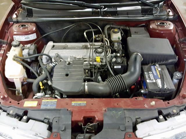 1G3NL52FX3C304824 - 2003 OLDSMOBILE ALERO GL MAROON photo 7