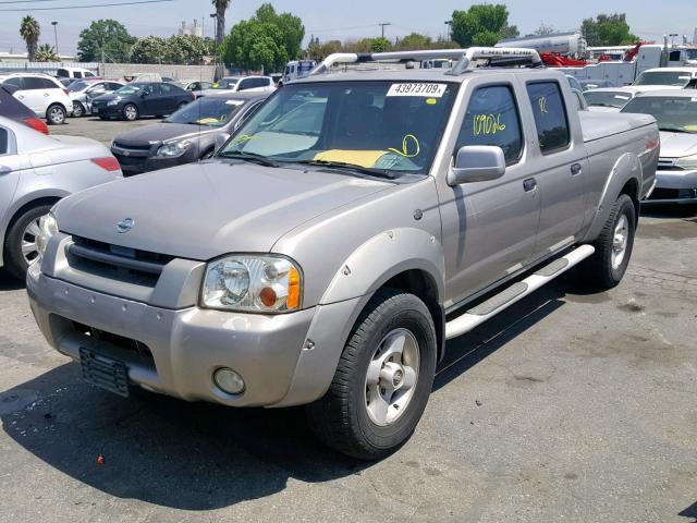 1N6ED29Y52C358532 - 2002 NISSAN FRONTIER C GRAY photo 2