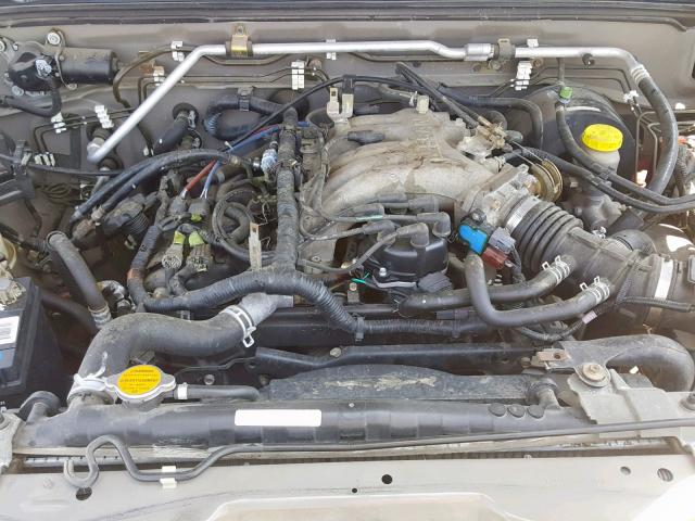 1N6ED29Y52C358532 - 2002 NISSAN FRONTIER C GRAY photo 7