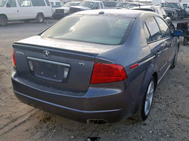 19UUA662X6A004152 - 2006 ACURA 3.2TL GRAY photo 4