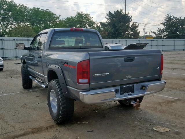 3D7KS28CX5G744274 - 2005 DODGE RAM 2500 S GRAY photo 3