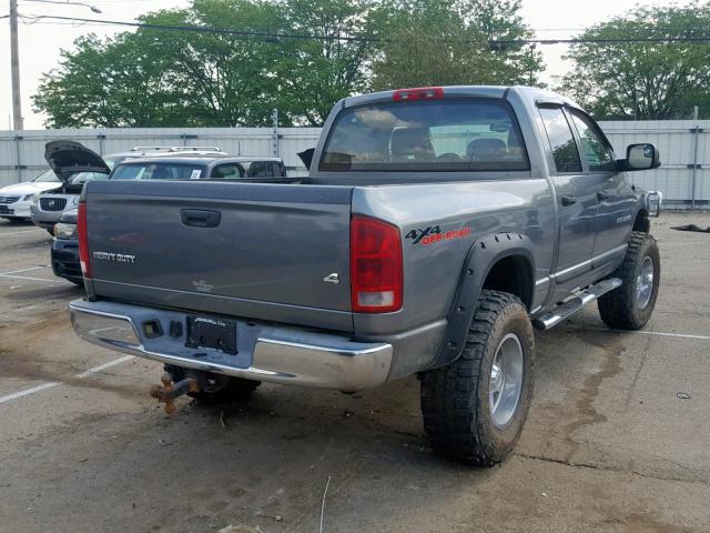 3D7KS28CX5G744274 - 2005 DODGE RAM 2500 S ნაცრისფერი ფოტო 4