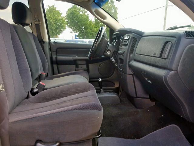 3D7KS28CX5G744274 - 2005 DODGE RAM 2500 S ნაცრისფერი ფოტო 5