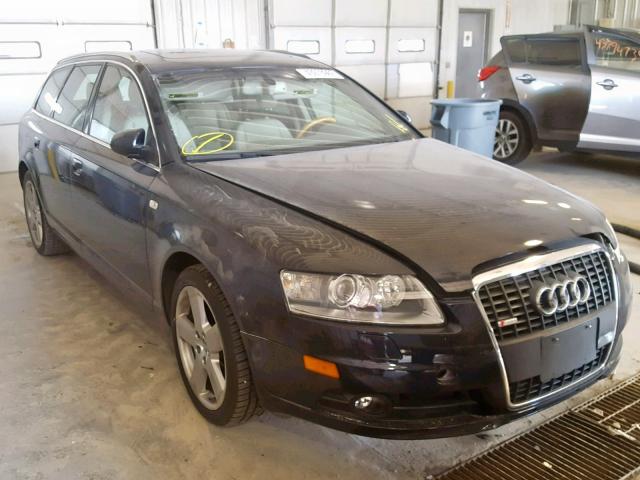 WAUKH94F68N045962 - 2008 AUDI A6 AVANT Q BLUE photo 1