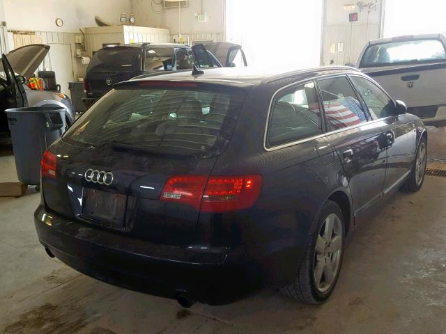 WAUKH94F68N045962 - 2008 AUDI A6 AVANT Q BLUE photo 4