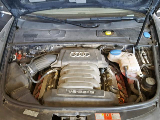 WAUKH94F68N045962 - 2008 AUDI A6 AVANT Q BLUE photo 7