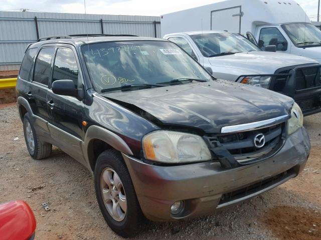 4F2YZ04103KM12178 - 2003 MAZDA TRIBUTE LX BLACK photo 1