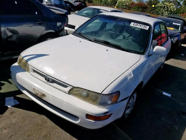 1NXBB02E5TZ483649 - 1996 TOYOTA COROLLA DX WHITE photo 2