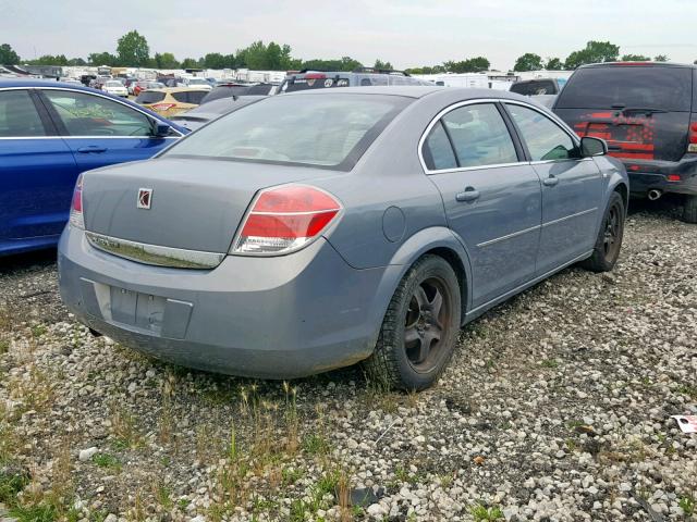 1G8ZS57B08F274226 - 2008 SATURN AURA XE GRAY photo 4