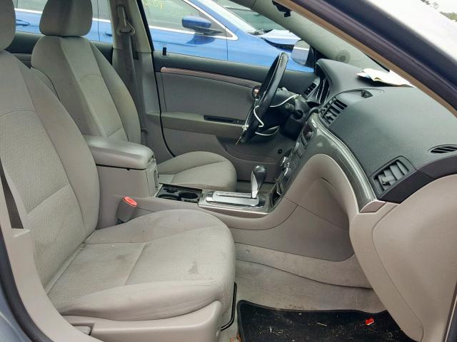 1G8ZS57B08F274226 - 2008 SATURN AURA XE GRAY photo 5