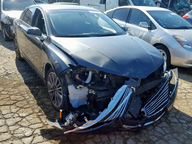 3LN6L2LU1FR607816 - 2015 LINCOLN MKZ HYBRID GRAY photo 1