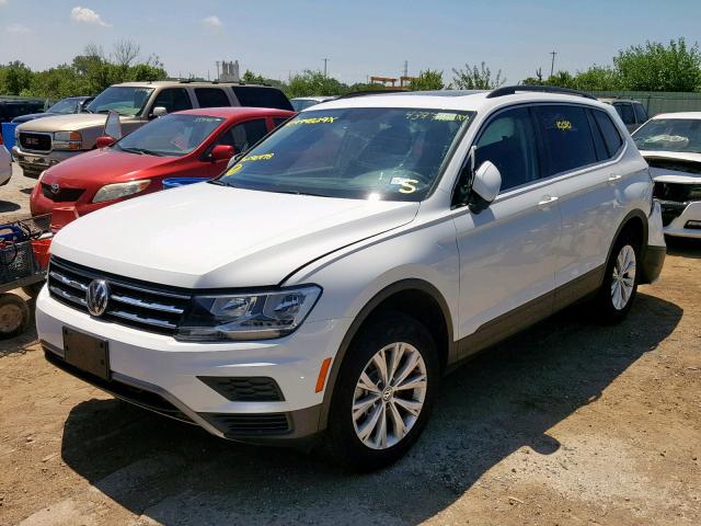 3VV2B7AX2KM096478 - 2019 VOLKSWAGEN TIGUAN SE WHITE photo 2