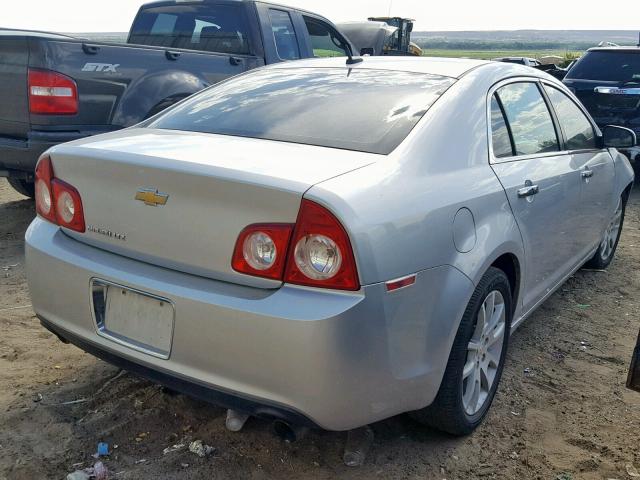 1G1ZE5E78BF141726 - 2011 CHEVROLET MALIBU LTZ ვერცხლისფერი ფოტო 4