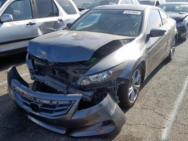 1HGCS2B82BA002336 - 2011 HONDA ACCORD EXL GRAY photo 2