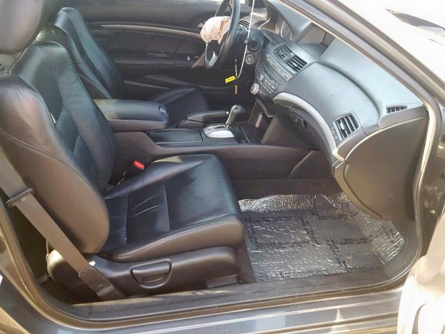 1HGCS2B82BA002336 - 2011 HONDA ACCORD EXL GRAY photo 5