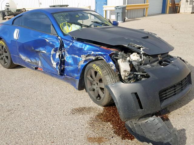 JN1AZ34D93T116330 - 2003 NISSAN 350Z COUPE BLUE photo 9