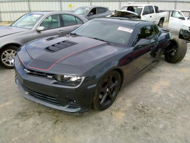 2G1FS1EW0E9291192 - 2014 CHEVROLET CAMARO SS CHARCOAL photo 2