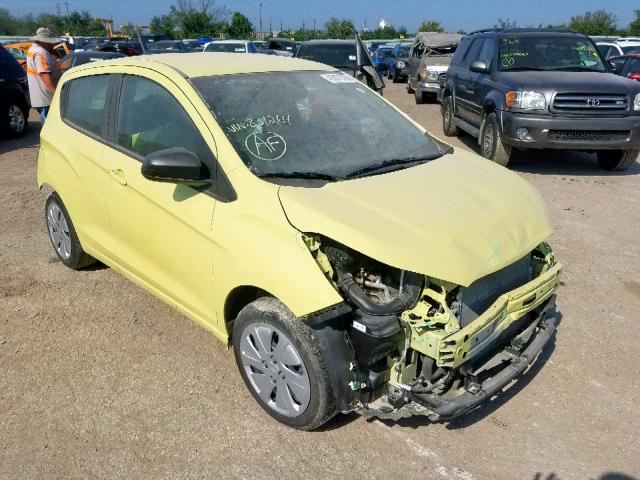 KL8CB6SA8HC831264 - 2017 CHEVROLET SPARK LS YELLOW photo 1