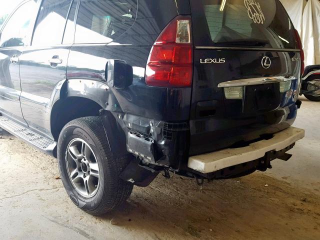 JTJBT20X890178905 - 2009 LEXUS GX 470 BLACK photo 9