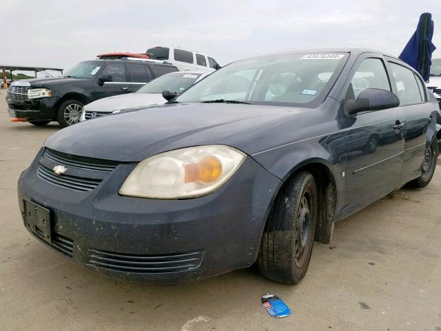 1G1AL58F287325715 - 2008 CHEVROLET COBALT LT BLUE photo 2