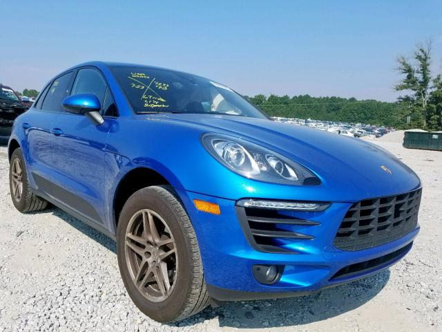 WP1AA2A54HLB80549 - 2017 PORSCHE MACAN BLUE photo 1