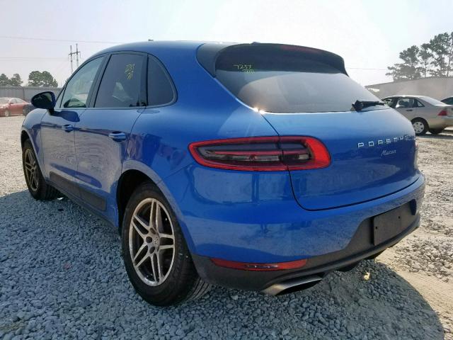 WP1AA2A54HLB80549 - 2017 PORSCHE MACAN BLUE photo 3