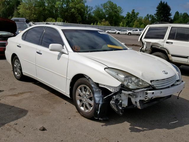 JTHBF30G920070958 - 2002 LEXUS ES 300 WHITE photo 1