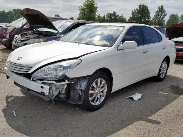 JTHBF30G920070958 - 2002 LEXUS ES 300 WHITE photo 2