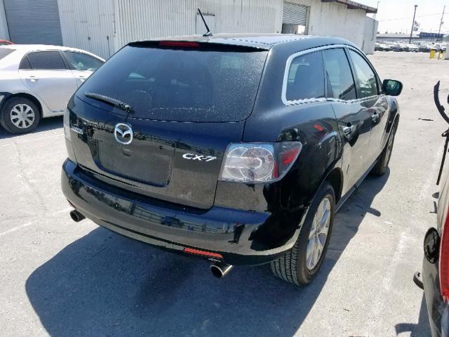 JM3ER29L980205548 - 2008 MAZDA CX-7 BLACK photo 4