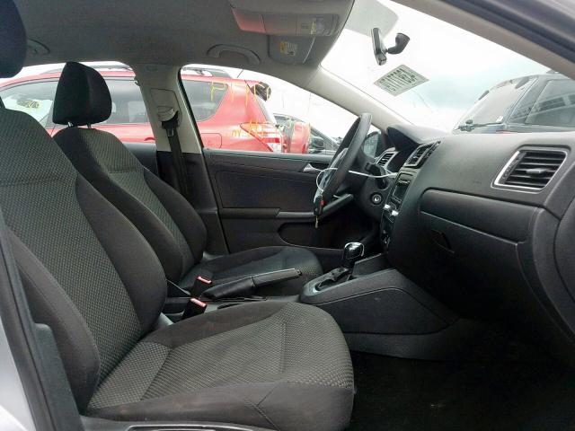 3VW2K7AJ3CM402144 - 2012 VOLKSWAGEN JETTA BASE SILVER photo 5