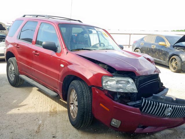 4M2CU56175DJ03327 - 2005 MERCURY MARINER RED photo 1