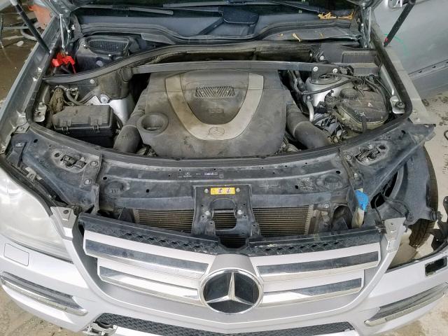 4JGBF7BE8CA773401 - 2012 MERCEDES-BENZ GL 450 4MA SILVER photo 7