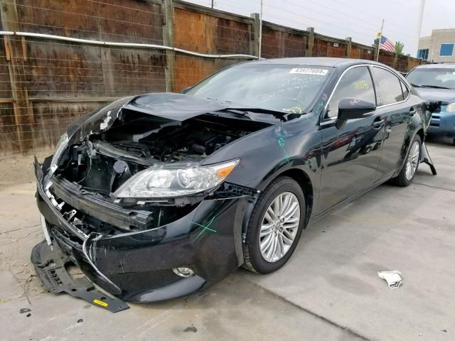 JTHBK1GG4F2181269 - 2015 LEXUS ES 350 BLACK photo 2