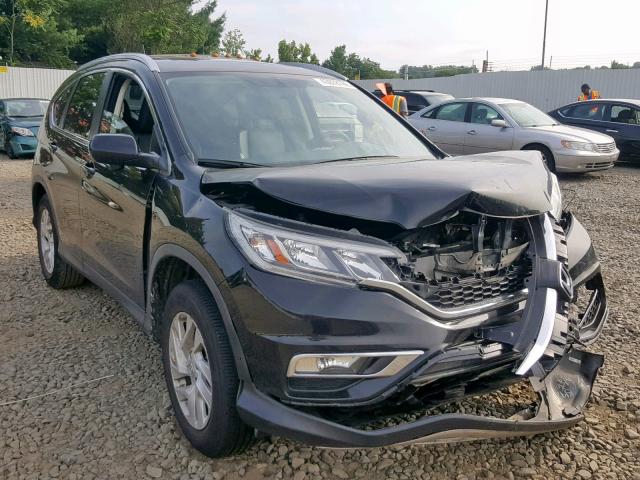 2HKRM4H79FH659789 - 2015 HONDA CR-V EXL BLACK photo 1