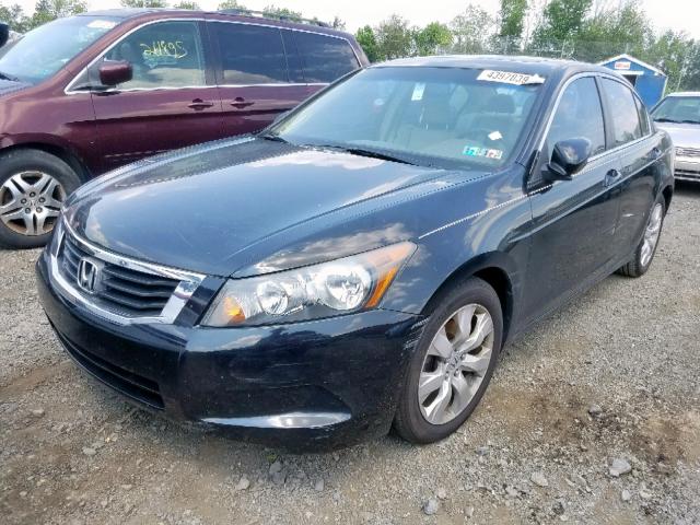 1HGCP26889A073840 - 2009 HONDA ACCORD EXL BLACK photo 2