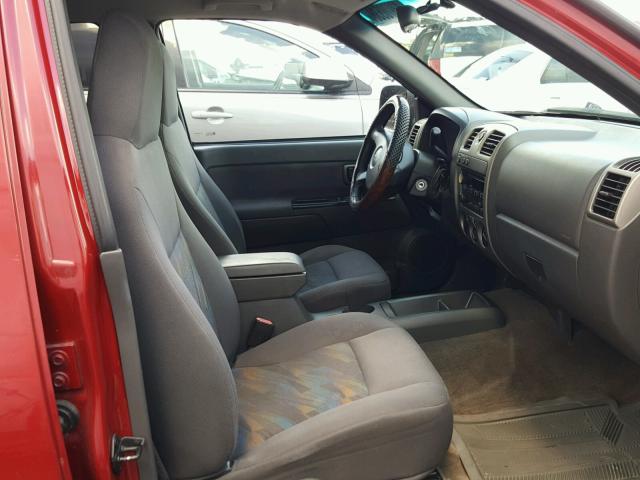 1GCDT136158133261 - 2005 CHEVROLET COLORADO RED photo 5