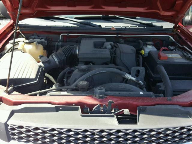 1GCDT136158133261 - 2005 CHEVROLET COLORADO RED photo 7