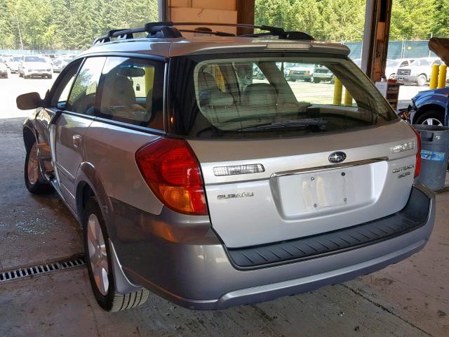 4S4BP85C964347927 - 2006 SUBARU LEGACY OUT SILVER photo 3