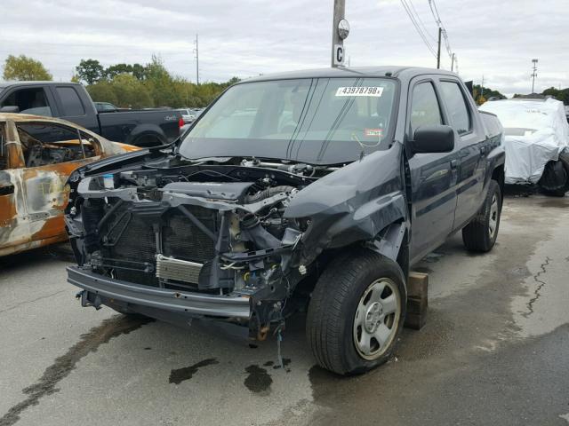 5FPYK1F2XDB013087 - 2013 HONDA RIDGELINE GRAY photo 2