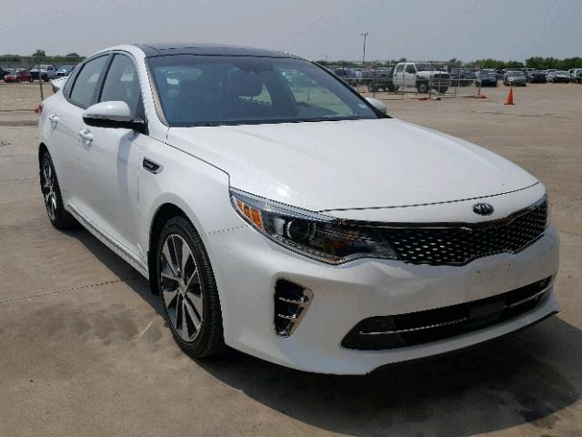 5XXGV4L21GG050404 - 2016 KIA OPTIMA SXL WHITE photo 1